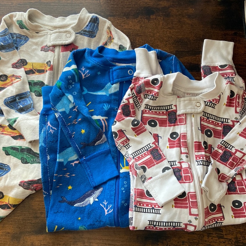 Bundle of Toddler Boys Hanna Anderson Pajamas